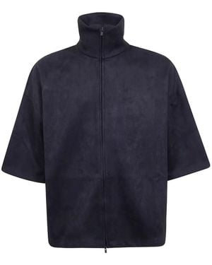 Fear Of God "High Neck 3/4 Sleeve" Jacket - Blue