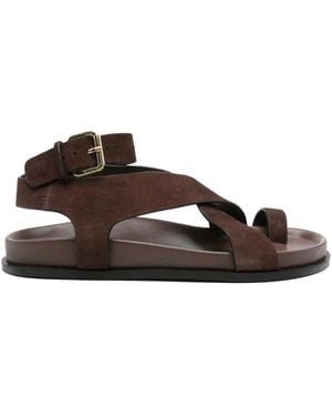 A.Emery Jalen Platte Sandalen - Bruin