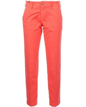Notify Straight Leg Trouser - Red