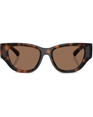 Burberry Logo-Detail Sunglasses - Brown