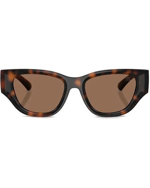 Burberry Gafas de sol con logo - Marrón