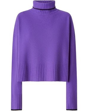 Pinko コントラストトリム セーター - パープル