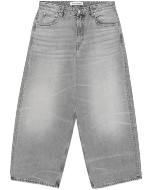 Won Hundred Faded-Effect Cropped Jeans - Grey