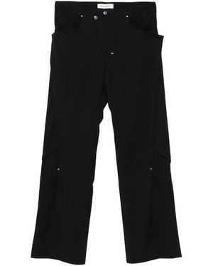 Kiko Kostadinov スタッズトリム パンツ - ブラック