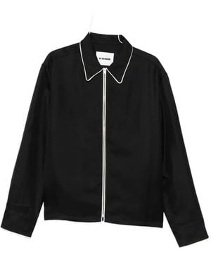 Jil Sander Zip-front Shirt - ブラック