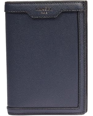 Lancel Compact Leather Wallet - Blue