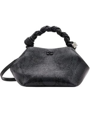 Ganni Bolso shopper Bou pequeño - Negro