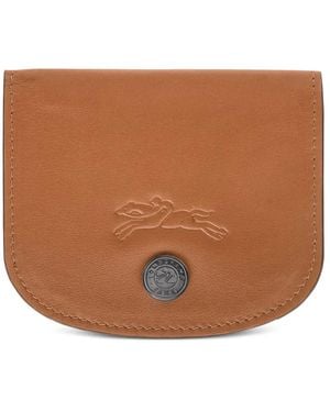 Longchamp Le Pliage Xtra Leather Card Holder - Brown