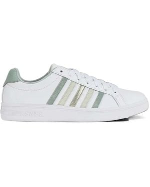 K-swiss Side-Stripe Trainers - White