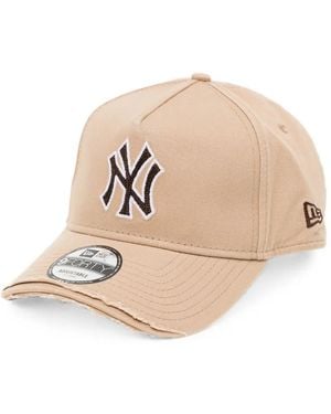 KTZ 9Forty Distressed Baseball Cap - Natural