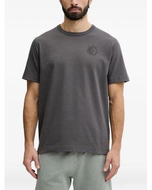 Bogner Fire + Ice Lino Logo-Print T-Shirt - Grey