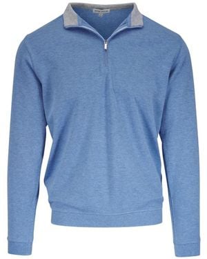 Peter Millar Quarter-Zip Pullover - Blue