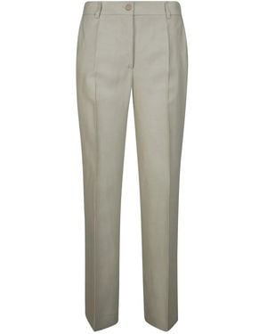 P.A.R.O.S.H. Pleated Straight Pants - Gray