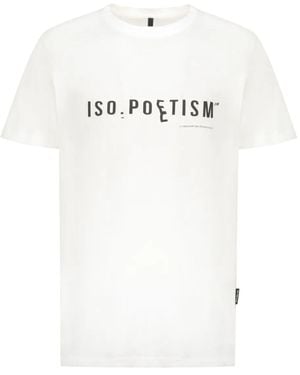 ISO.POETISM Logo-Print T-Shirt - White