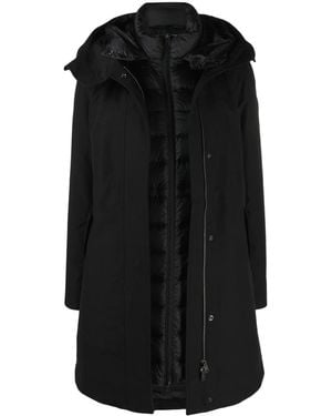 Woolrich リバーシブル パデッドコート - ブラック