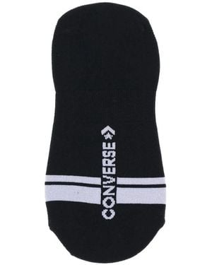 Converse Gestreifte Socken Mit Logo-Print (2Er-Set) - Schwarz
