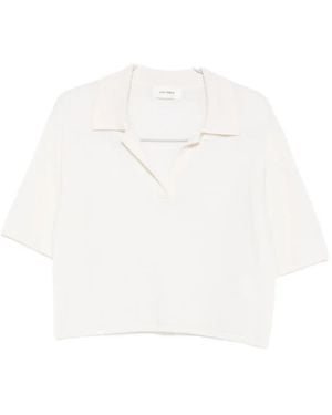 Lisa Yang Polo-collar T-shirt - ホワイト