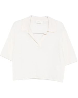 Lisa Yang Polo-Collar T-Shirt - White