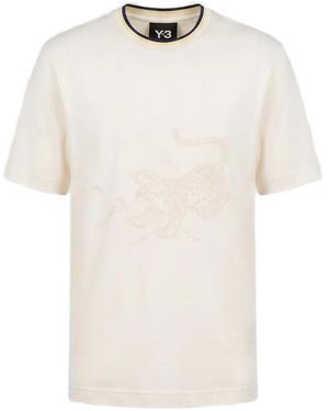 adidas Wb Y-3 Graphic-Print T-Shirt - White