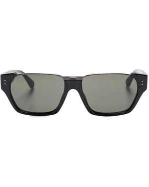 Linda Farrow Lunettes De Soleil À Monture Rectangulaire - Gris