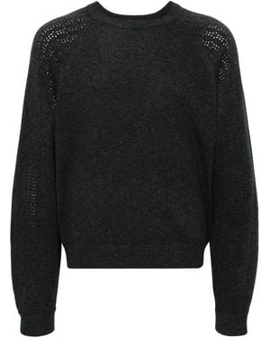 Random Identities Pullover Mit Rundem Ausschnitt - Schwarz