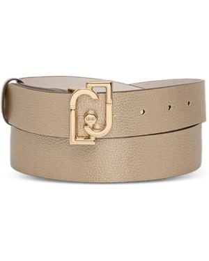 Liu Jo Belt With Logo - Natural