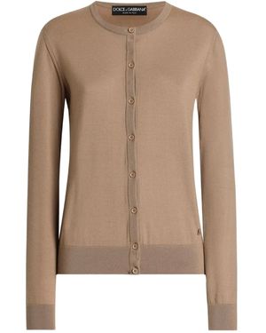 Dolce & Gabbana Buttoned Cardigan - Brown
