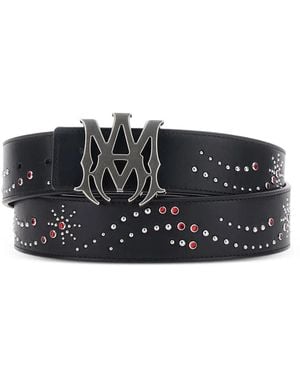 Amiri Ma Stud Studded Belt - Black