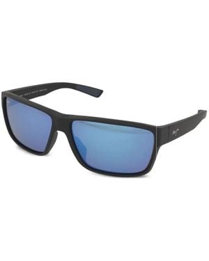 Maui Jim Gafas de sol Uila con montura rectangular - Azul