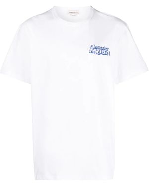 McQueen ロゴ Tシャツ - ホワイト