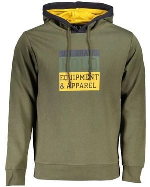 U.S. Grand Graphic-Print Cotton Hoodie - Green