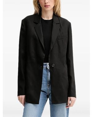 Iceberg Single-Breasted Jacket - Black