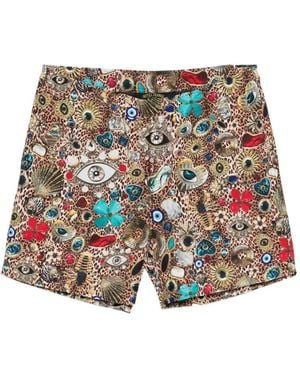 CAMILLA Nazar Nirvana Shorts - White