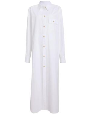 KHAITE Wyatt Maxi Dress - White