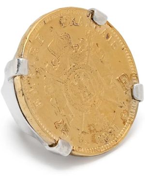 Wouters & Hendrix Large Coin Ring - Natural