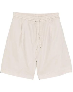Michael Coal Drawstring-Fastening Shorts - Natural