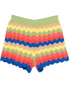 Simon Miller Wave Scalloped Shorts - White