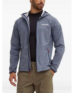 Columbia Heather Canyon Hooded Performance Jacket - Blue