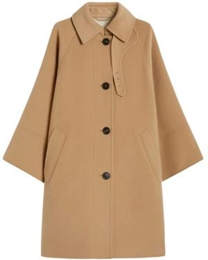 Weekend by Maxmara Rufo ウールシングルコート - ナチュラル