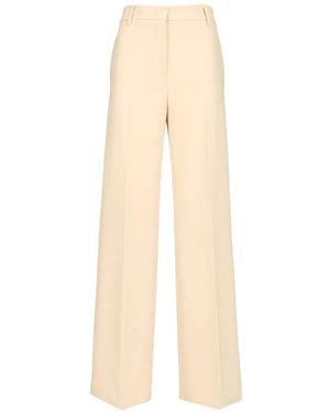 Al Duca d'Aosta Stretch-Cady Tailored Trousers - White