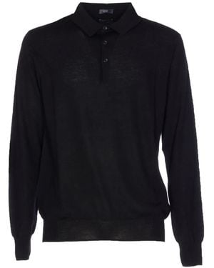 Hōsio Wool Polo Shirt - Blue