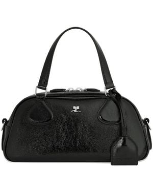 Courreges Borsa Friday Con Manico Superiore - Nero
