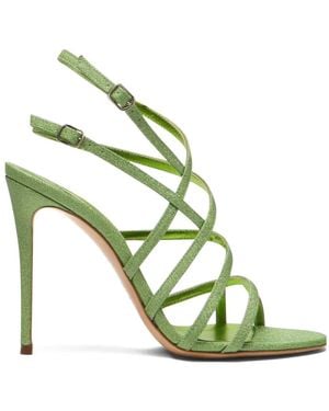 Casadei Julia Caged Sandals - Green