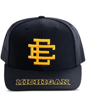 Eric Emanuel Michigan Logo-Embroidered Cap - Blue