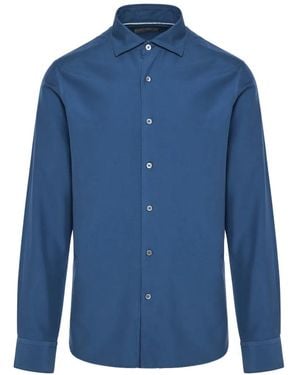 Canali Buttoned Shirt - Blue