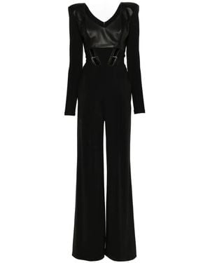 MITILIANE COUTURE Mono largo con detalle de piercing - Negro