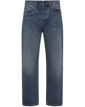 Carhartt Jeans Van Biologisch Katoen - Blauw