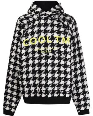 COOL T.M Houndstooth Hoodie - Black