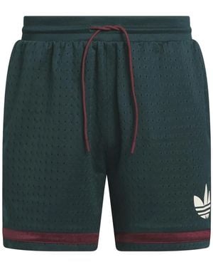 adidas ドローストリング ショートパンツ - グリーン