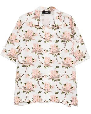 Amiri Bird Floral Shirt - White